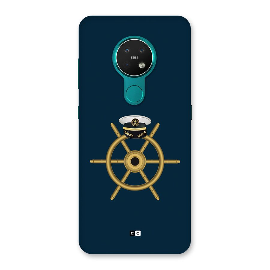 Ship Wheel And Cap Back Case for Nokia 7.2