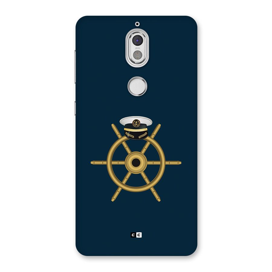 Ship Wheel And Cap Back Case for Nokia 7
