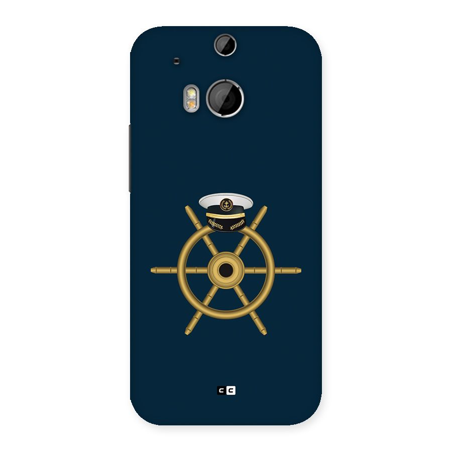 Ship Wheel And Cap Back Case for One M8