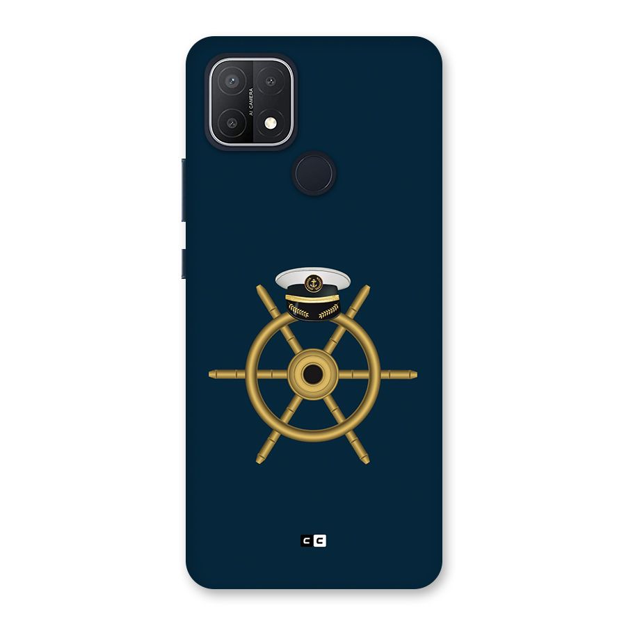 Ship Wheel And Cap Back Case for Oppo A15