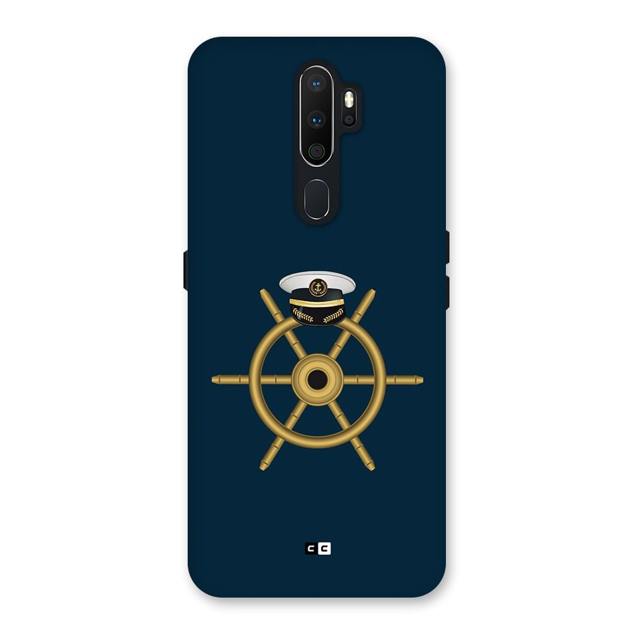 Ship Wheel And Cap Back Case for Oppo A5 (2020)