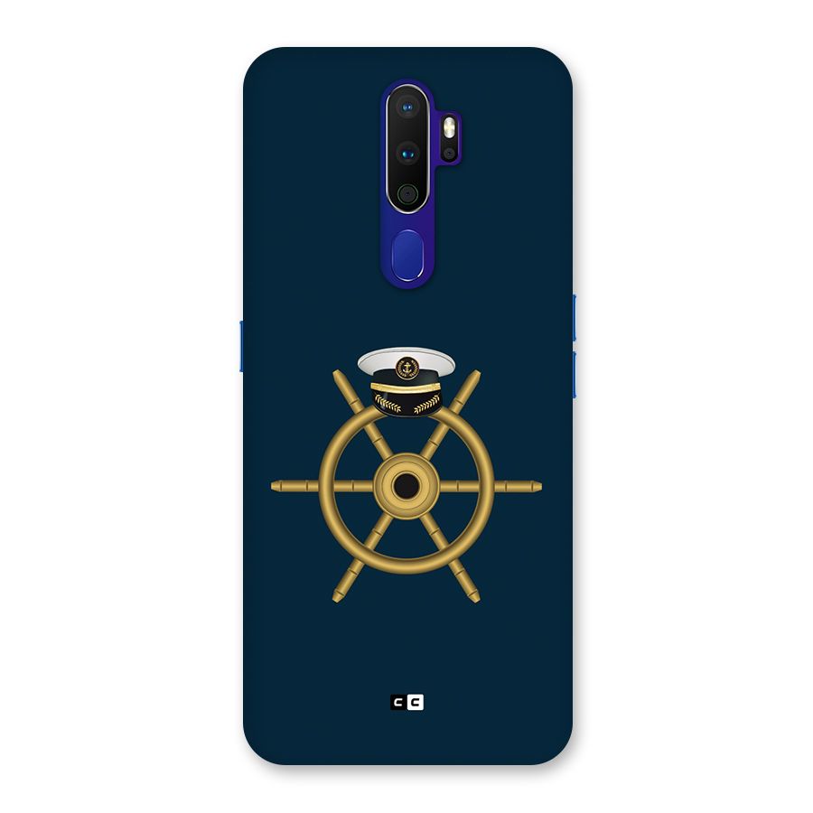 Ship Wheel And Cap Back Case for Oppo A9 (2020)