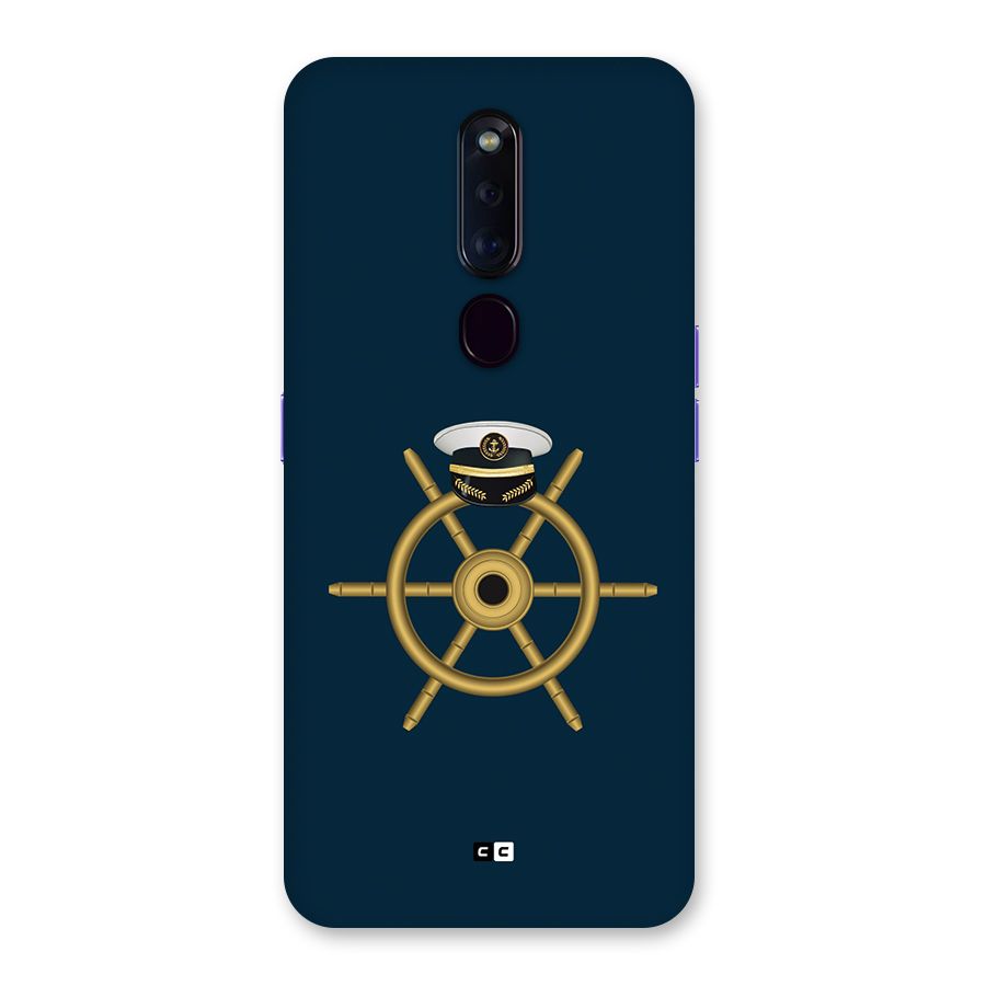 Ship Wheel And Cap Back Case for Oppo F11 Pro