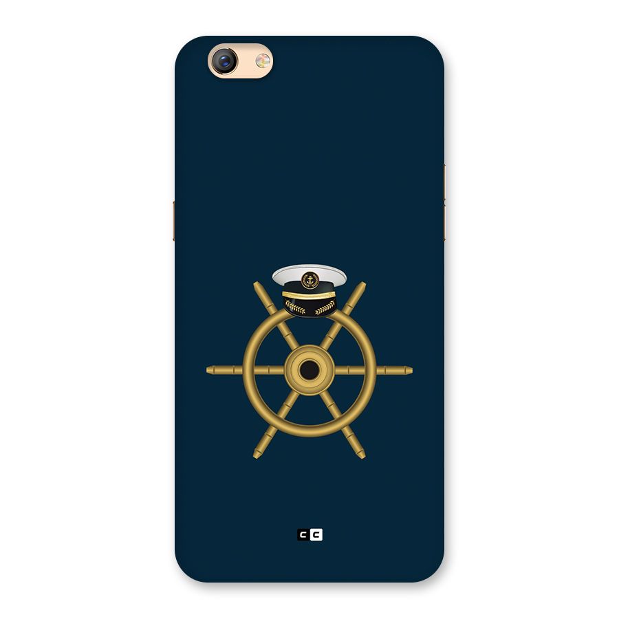 Ship Wheel And Cap Back Case for Oppo F3 Plus