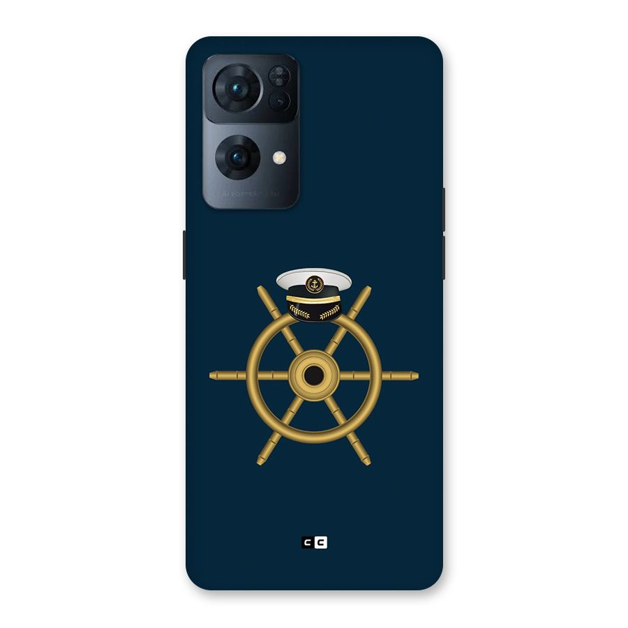 Ship Wheel And Cap Back Case for Oppo Reno7 Pro 5G