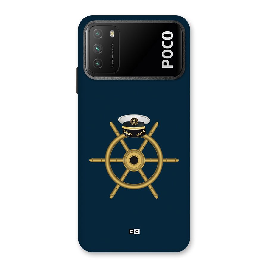 Ship Wheel And Cap Back Case for Poco M3