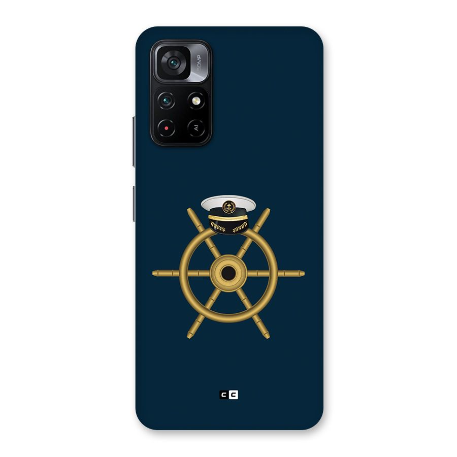 Ship Wheel And Cap Back Case for Poco M4 Pro 5G