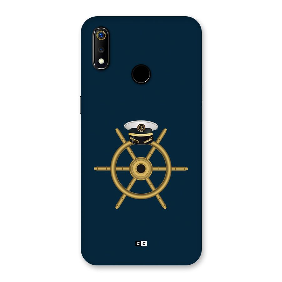 Ship Wheel And Cap Back Case for Realme 3