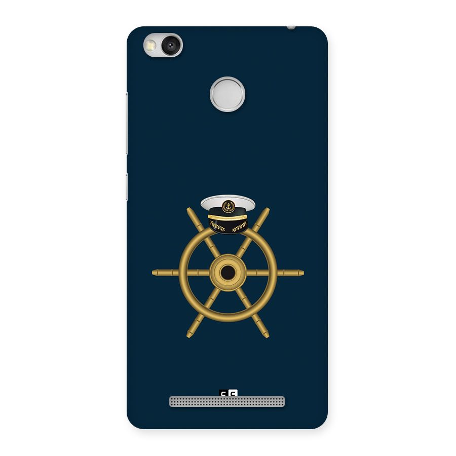 Ship Wheel And Cap Back Case for Redmi 3S Prime
