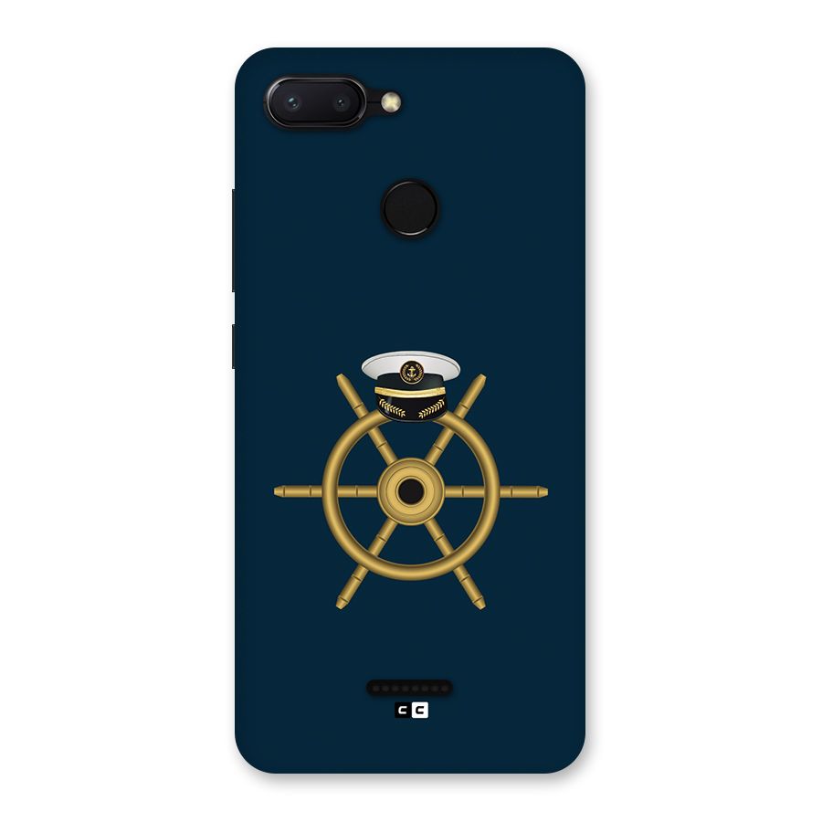 Ship Wheel And Cap Back Case for Redmi 6