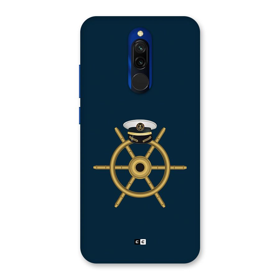 Ship Wheel And Cap Back Case for Redmi 8