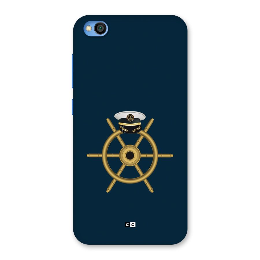Ship Wheel And Cap Back Case for Redmi Go