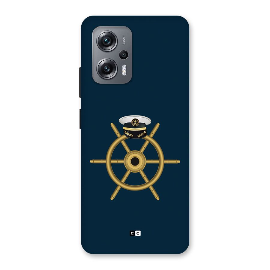 Ship Wheel And Cap Back Case for Redmi K50i
