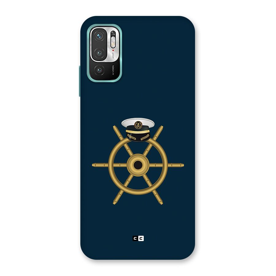 Ship Wheel And Cap Back Case for Redmi Note 10T 5G