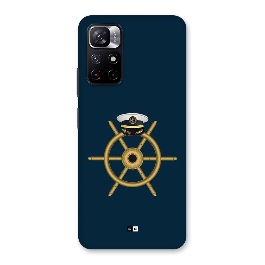 Ship Wheel And Cap Back Case for Redmi Note 11T 5G
