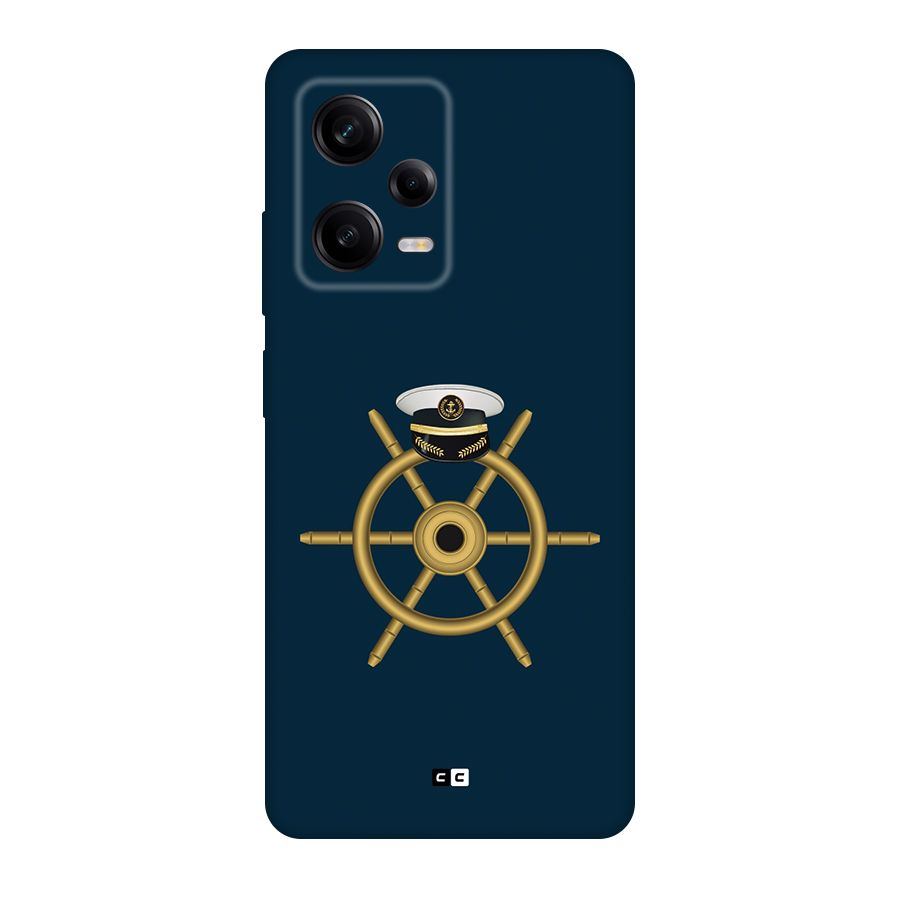 Ship Wheel And Cap Back Case for Redmi Note 12 Pro