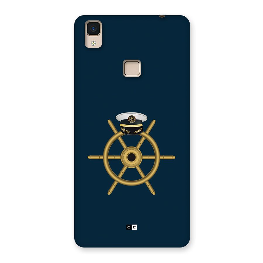 Ship Wheel And Cap Back Case for V3 Max