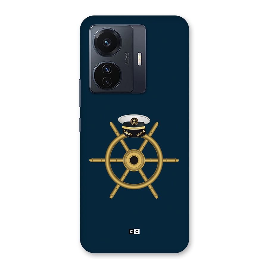 Ship Wheel And Cap Back Case for Vivo T1 Pro