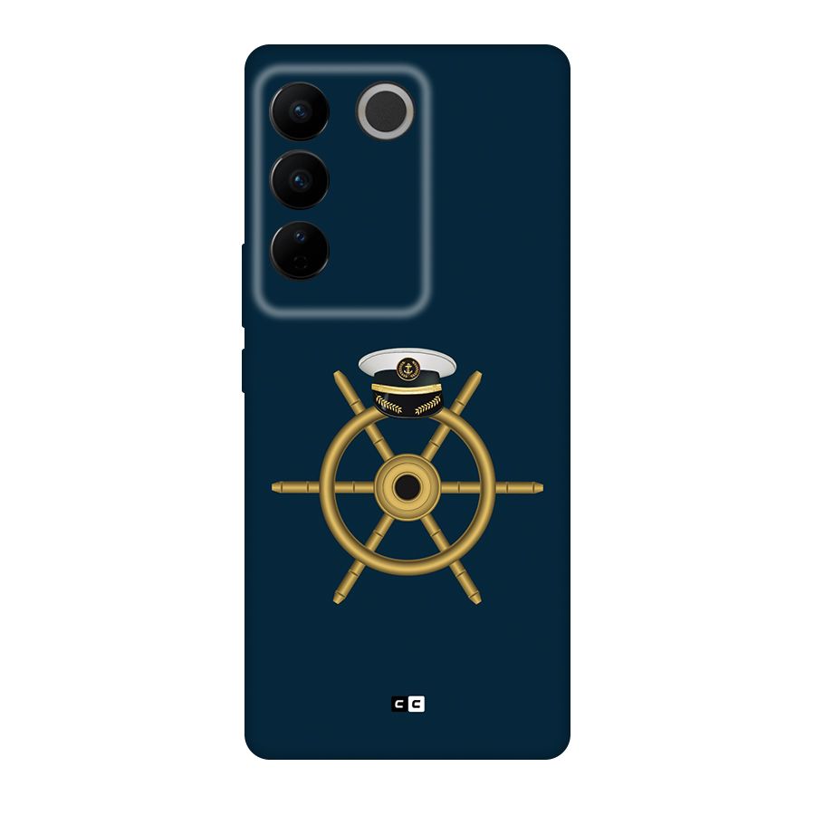 Ship Wheel And Cap Back Case for Vivo V27