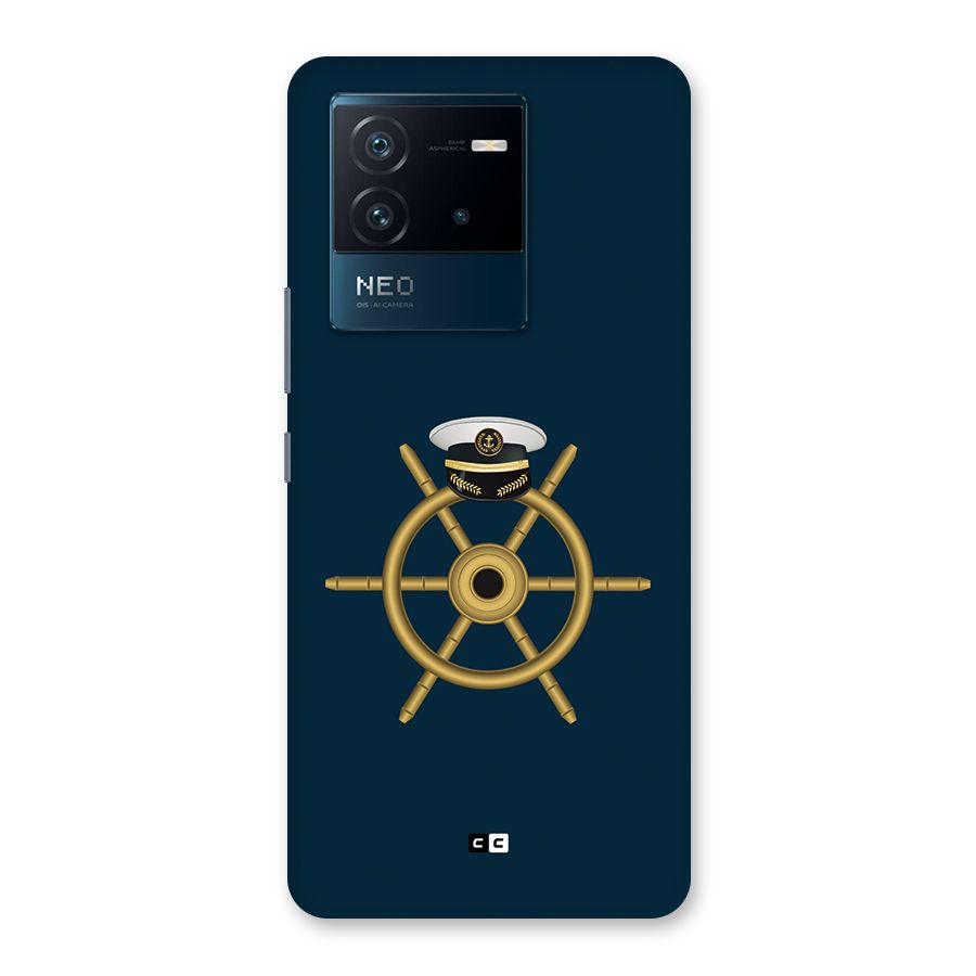 Ship Wheel And Cap Back Case for Vivo iQOO Neo 6 5G
