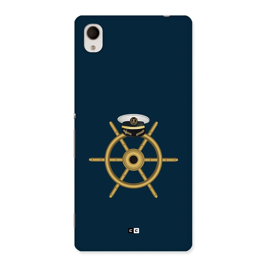 Ship Wheel And Cap Back Case for Xperia M4