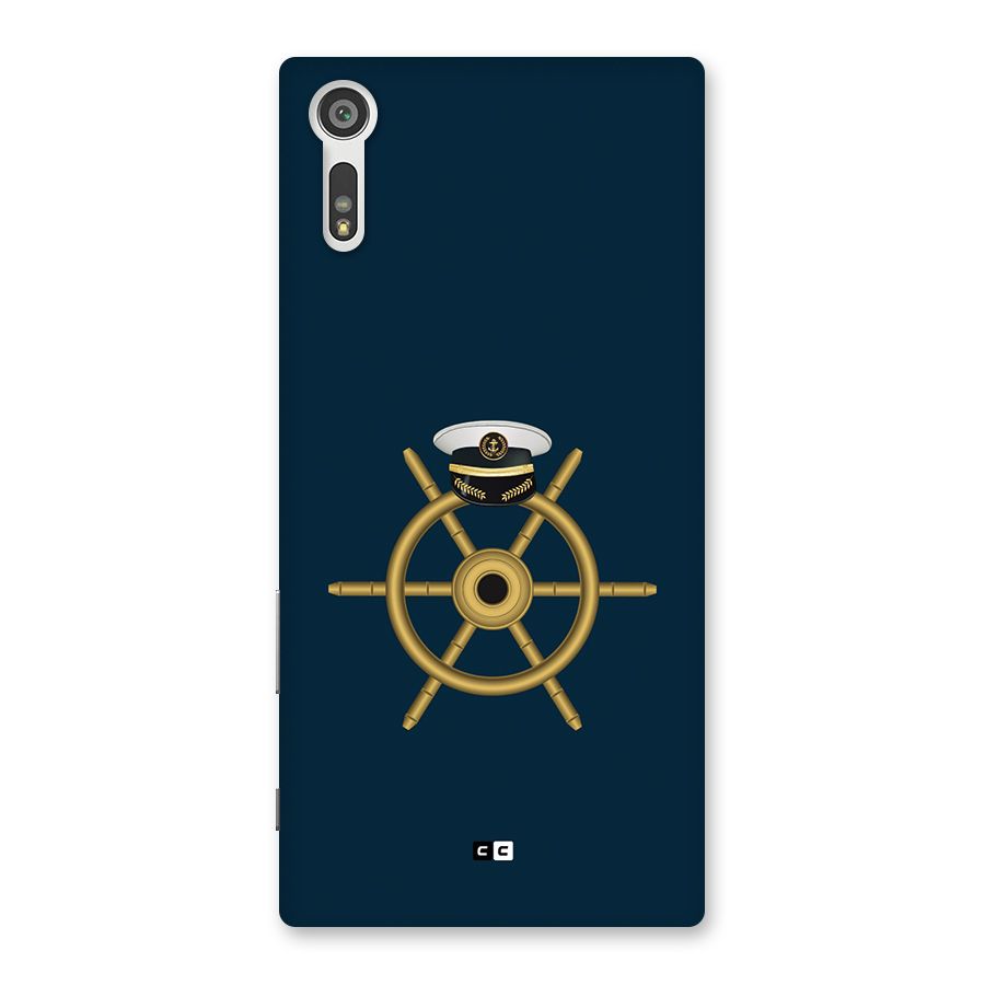 Ship Wheel And Cap Back Case for Xperia XZ