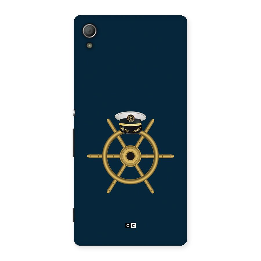 Ship Wheel And Cap Back Case for Xperia Z3 Plus