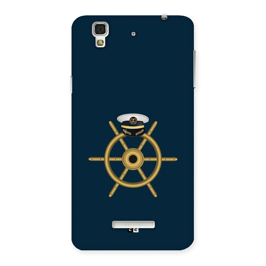 Ship Wheel And Cap Back Case for Yureka