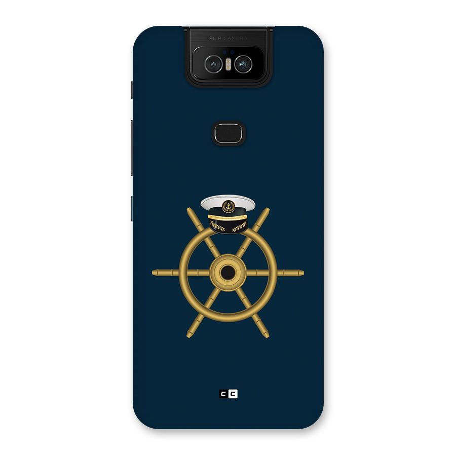 Ship Wheel And Cap Back Case for Zenfone 6z