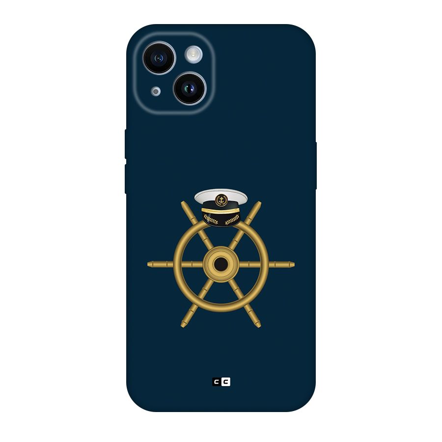 Ship Wheel And Cap Back Case for iPhone 14