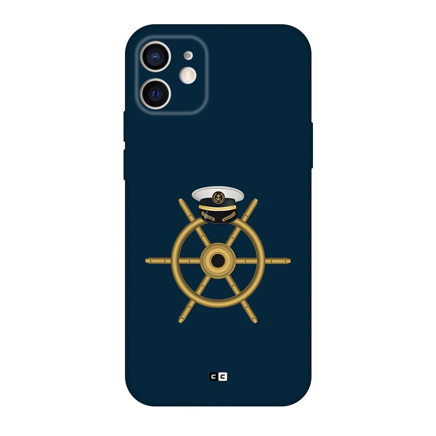 Ship Wheel And Cap Back Case for iPhone 12
