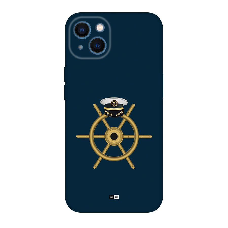 Ship Wheel And Cap Back Case for iPhone 13