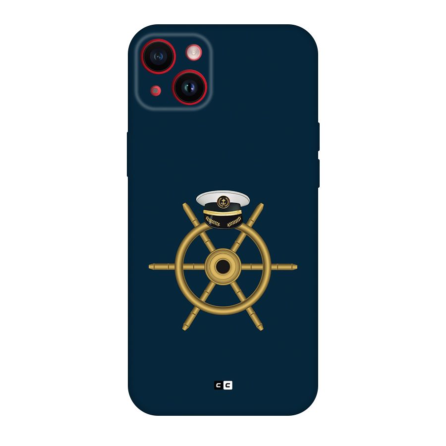 Ship Wheel And Cap Back Case for iPhone 14 Plus