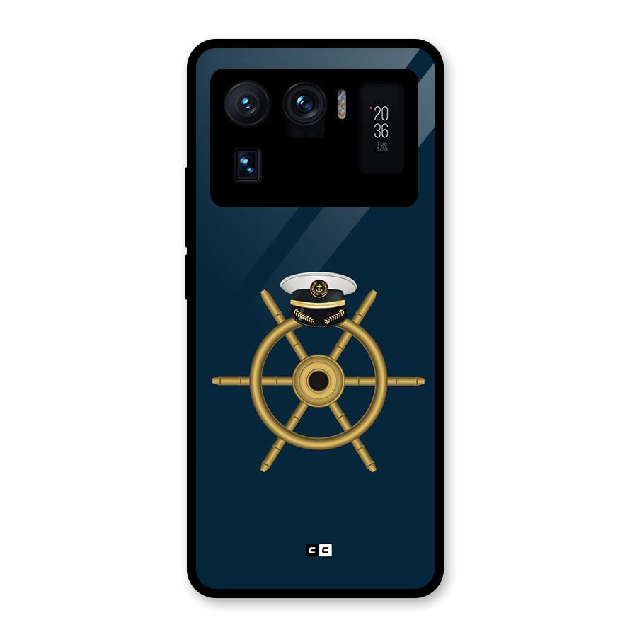 Ship Wheel And Cap Glass Back Case for Mi 11 Ultra