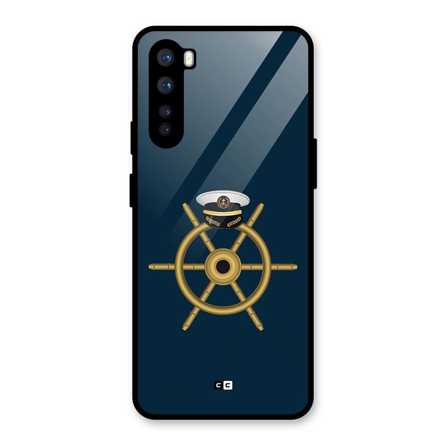 Ship Wheel And Cap Glass Back Case for OnePlus Nord
