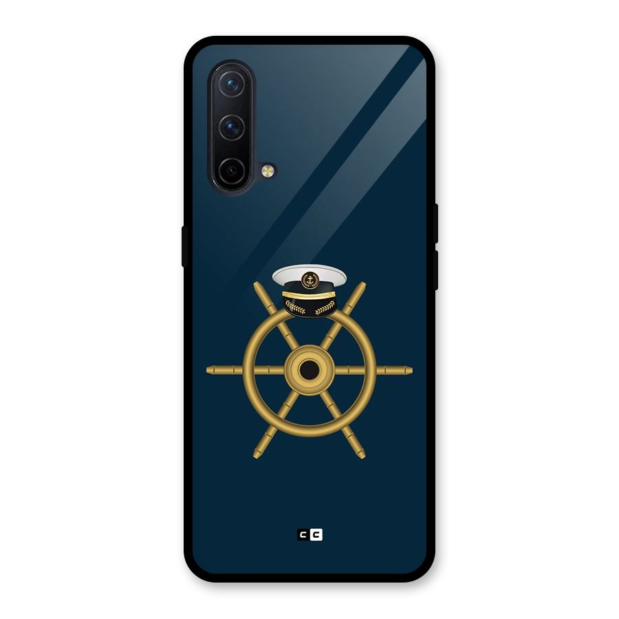 Ship Wheel And Cap Glass Back Case for OnePlus Nord CE 5G