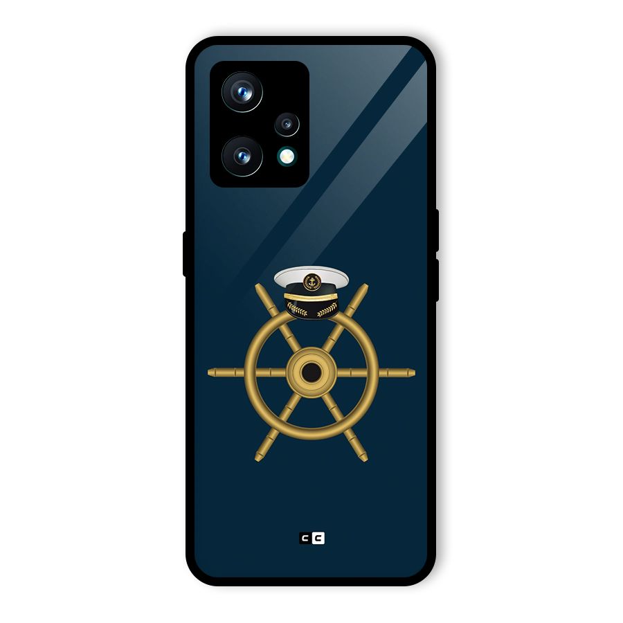 Ship Wheel And Cap Glass Back Case for Realme 9 Pro Plus 5G