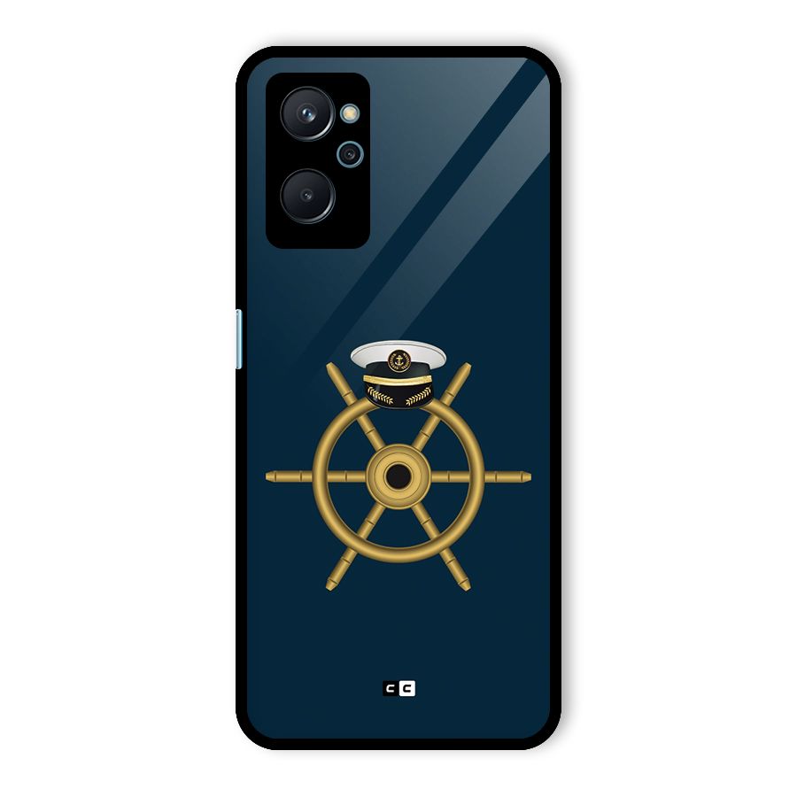 Ship Wheel And Cap Glass Back Case for Realme 9i