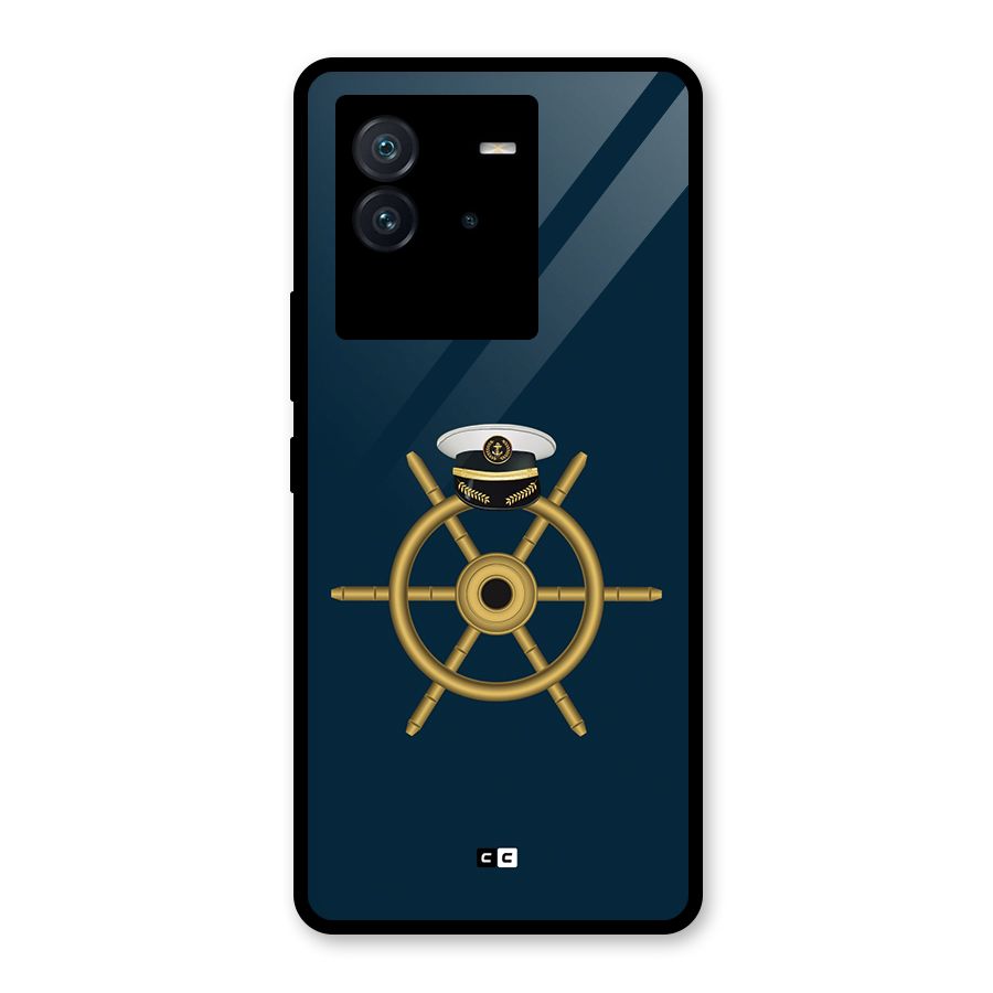 Ship Wheel And Cap Glass Back Case for Vivo iQOO Neo 6 5G