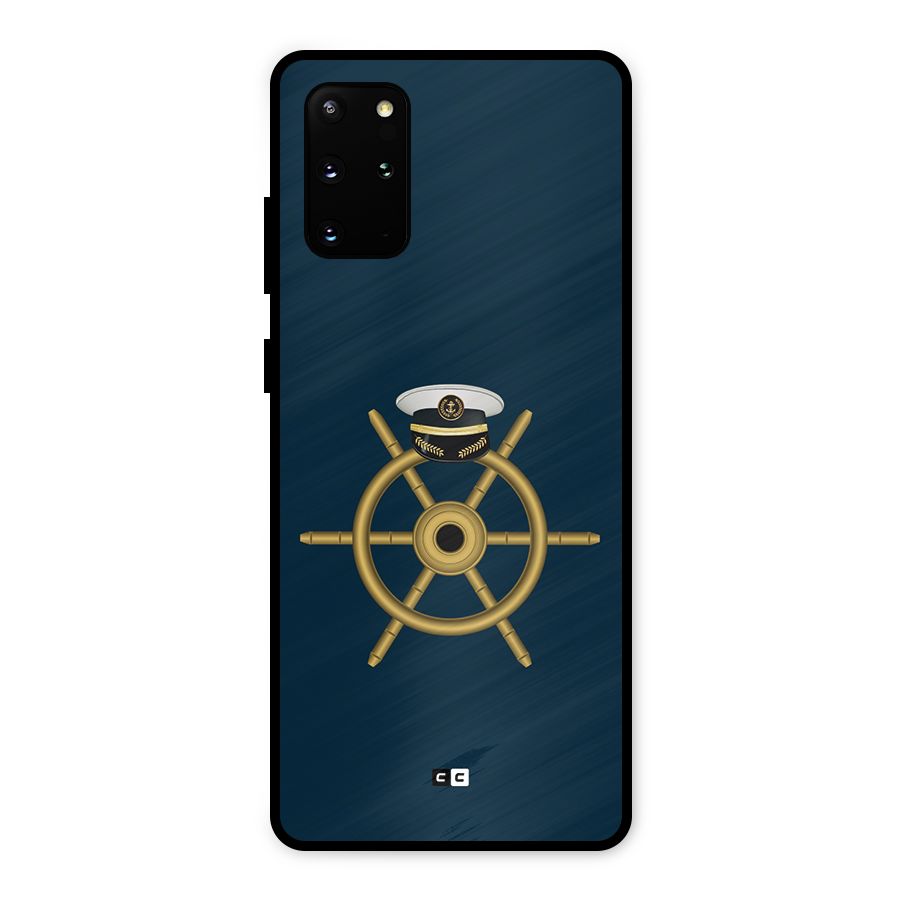 Ship Wheel And Cap Metal Back Case for Galaxy S20 Plus