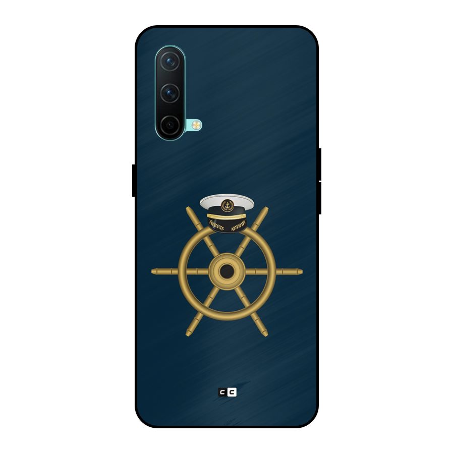 Ship Wheel And Cap Metal Back Case for OnePlus Nord CE 5G