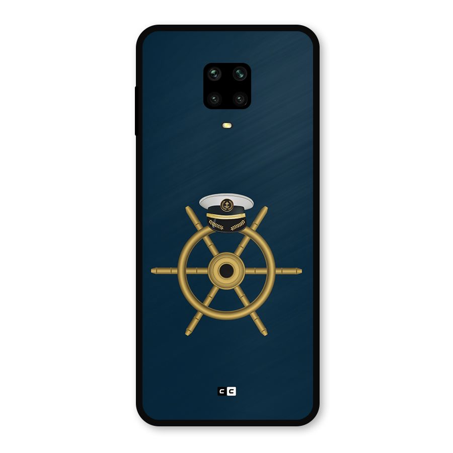 Ship Wheel And Cap Metal Back Case for Poco M2 Pro
