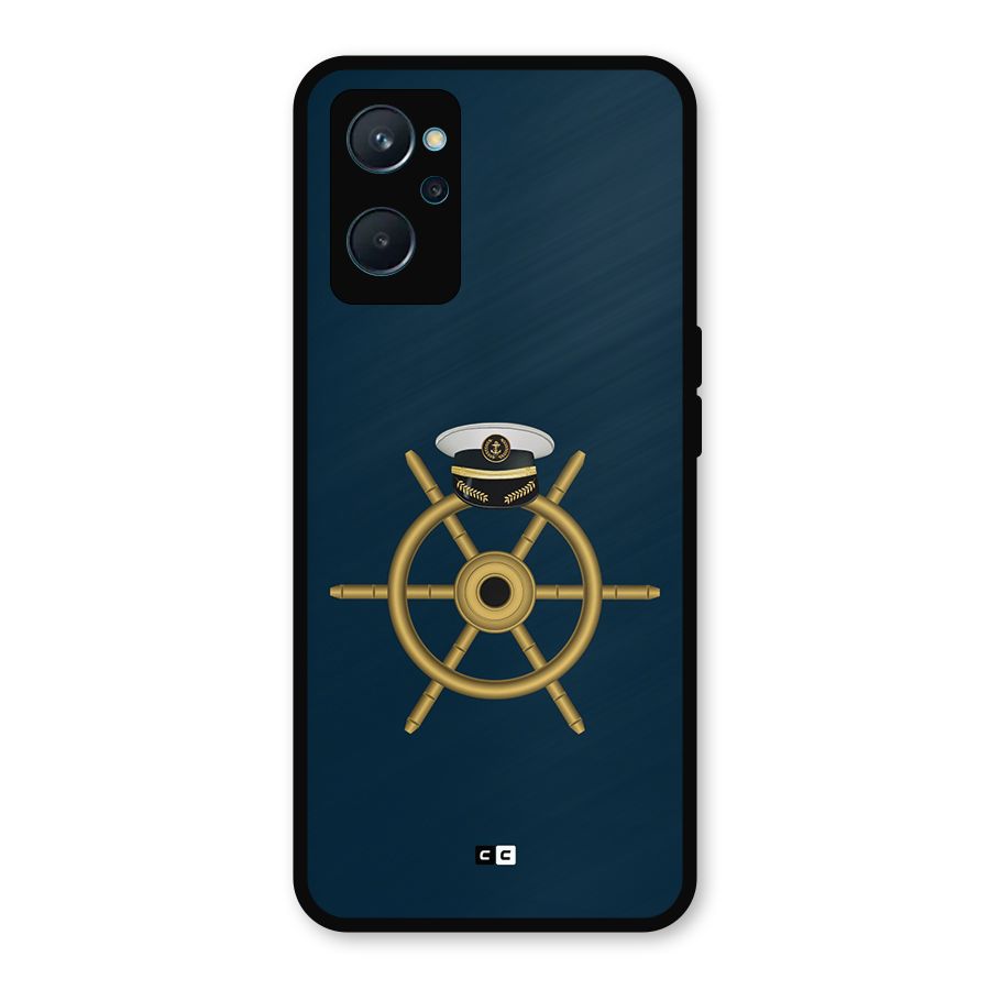 Ship Wheel And Cap Metal Back Case for Realme 9i
