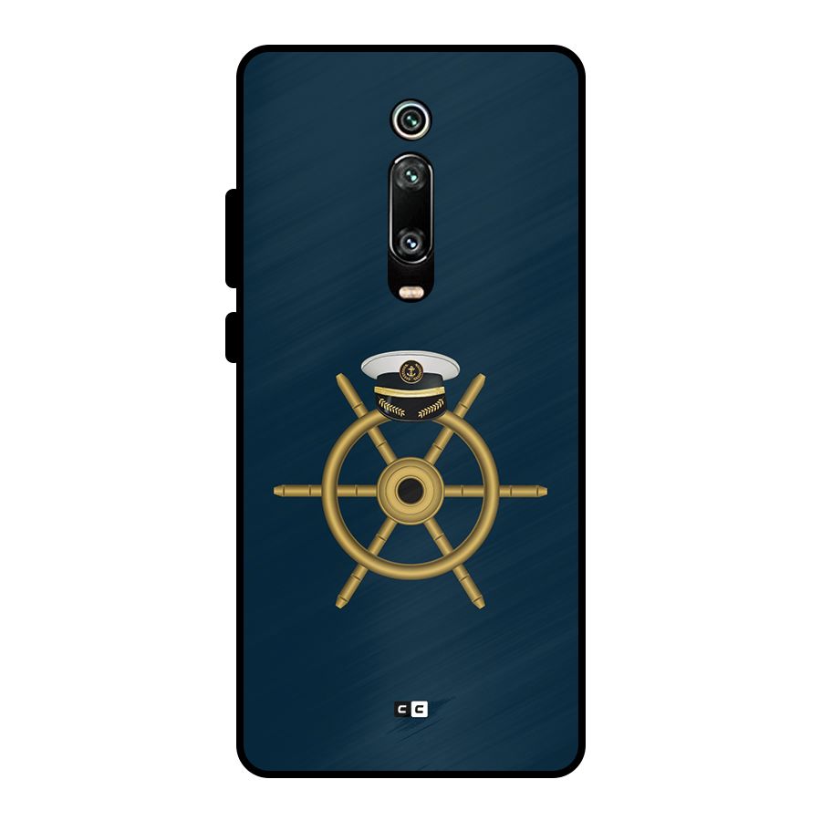 Ship Wheel And Cap Metal Back Case for Redmi K20