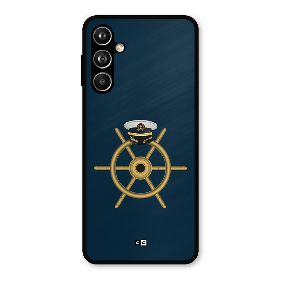 Ship Wheel And Cap Metal Back Case for Samsung Galaxy M54