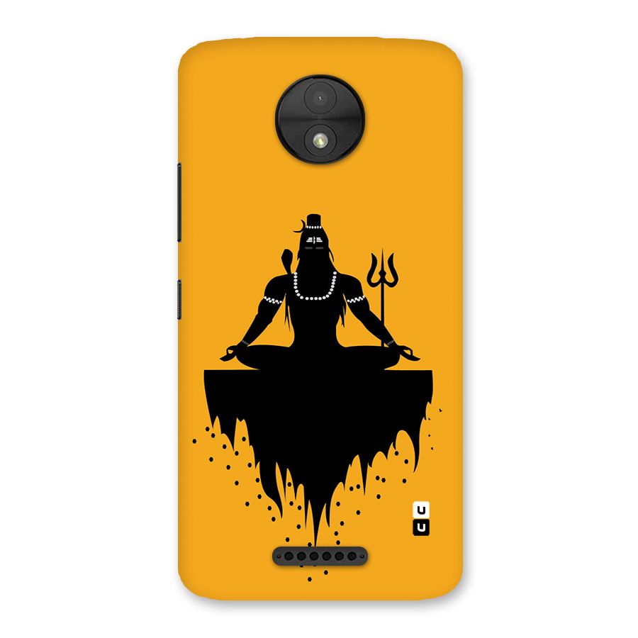 Shiva Meditation Back Case for Moto C