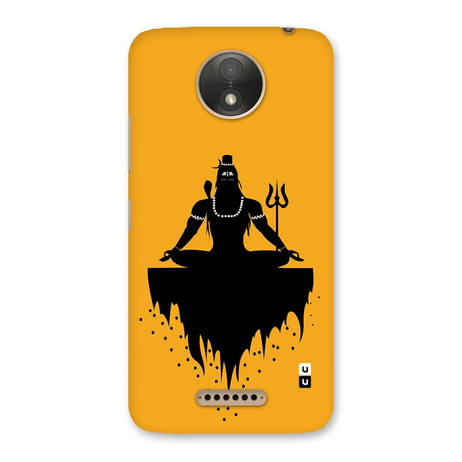 Shiva Meditation Back Case for Moto C Plus