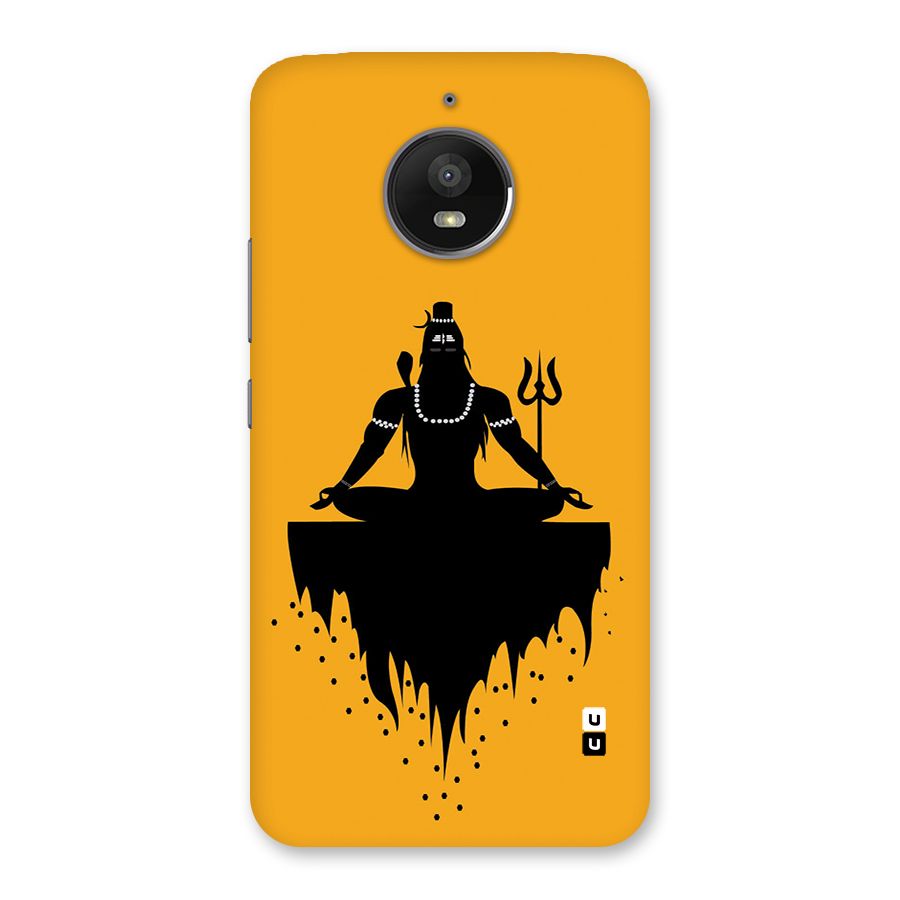 Shiva Meditation Back Case for Moto E4 Plus