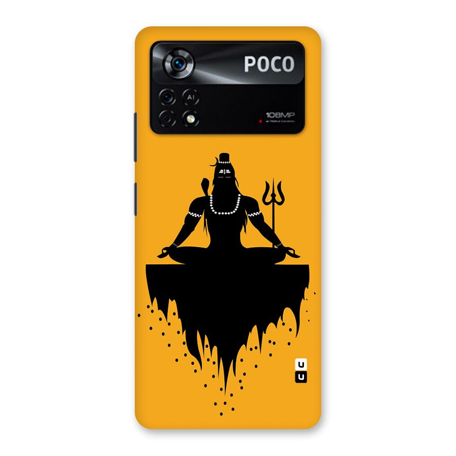 Shiva Meditation Back Case for Poco X4 Pro 5G