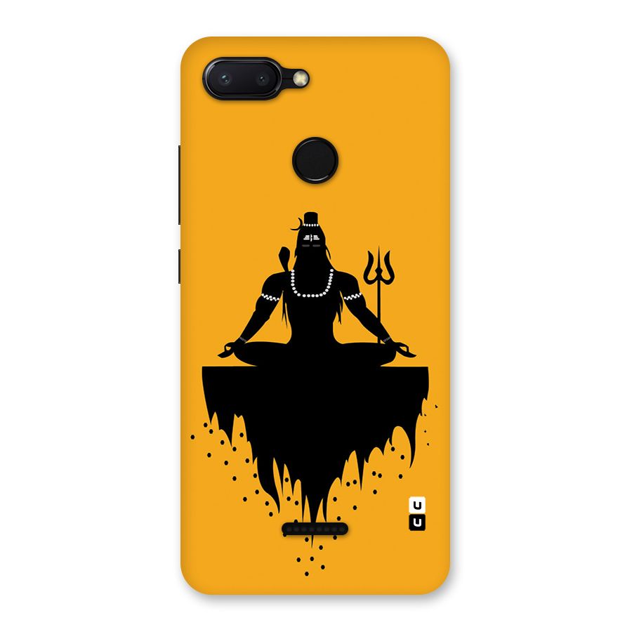 Shiva Meditation Back Case for Redmi 6